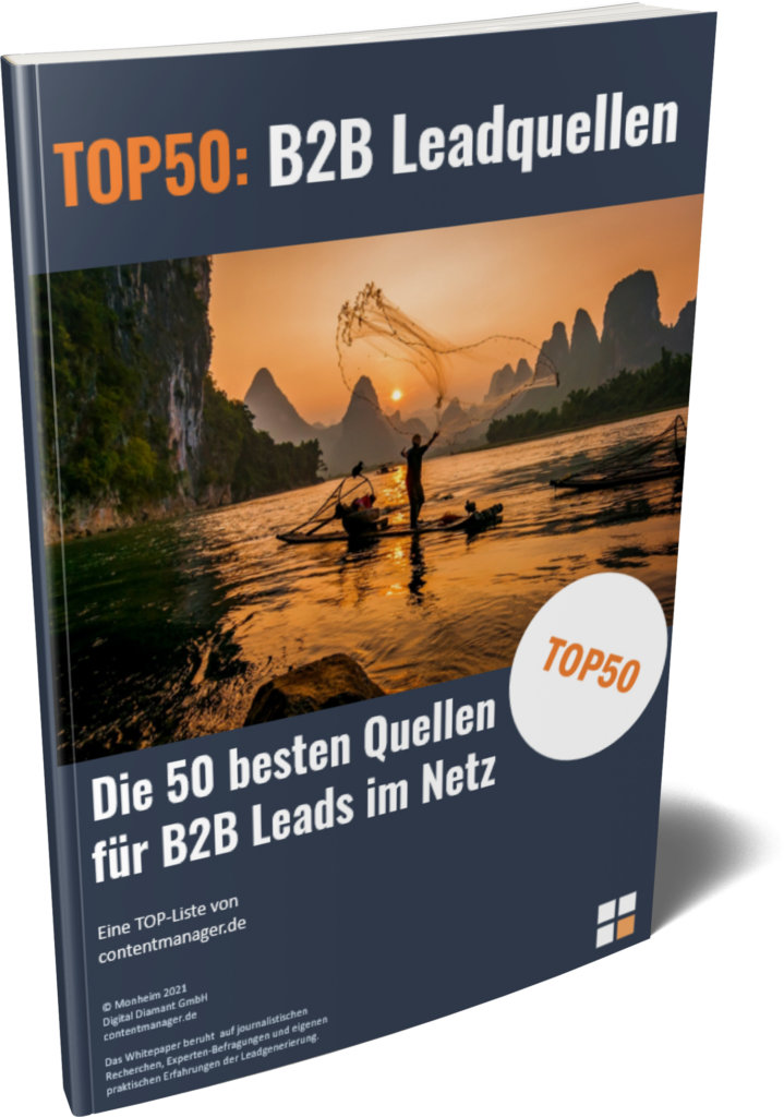 Die 50 besten Quellen für B2B Leads